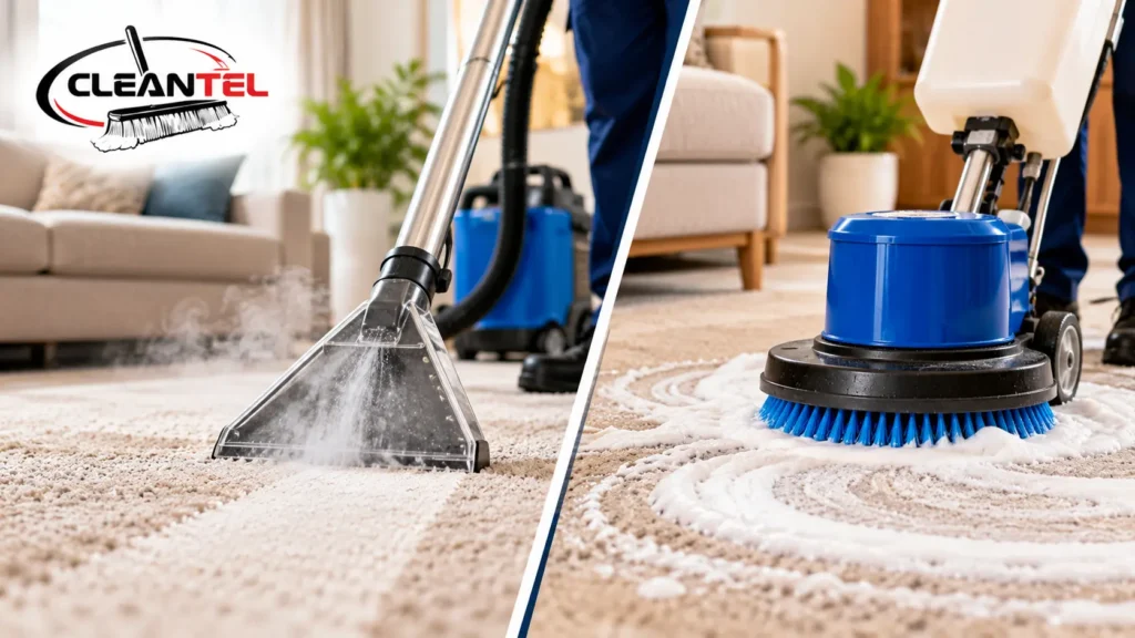 Steam Cleaning vs. Carpet Shampooing
