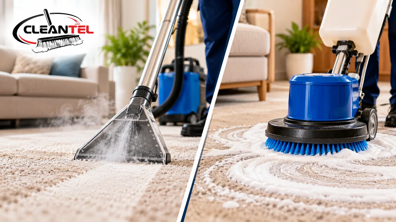 Steam Cleaning vs. Carpet Shampooing